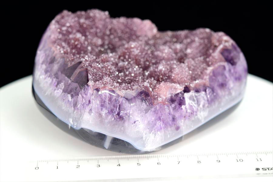 スノーキャップ　シュガーキャップ　アメジスト　Sugar Amethyst Snow Cap　アルティガス　Artigas Uruguay　結晶　天然石　パワーストーン