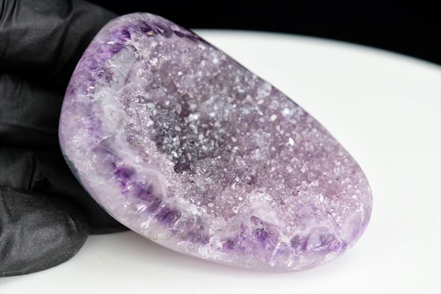 スノーキャップ　シュガーキャップ　アメジスト　Sugar Amethyst Snow Cap　アルティガス　Artigas Uruguay　結晶　天然石　パワーストーン