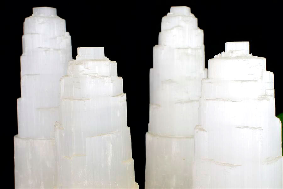 セレナイト　透石膏　キャッツアイセレナイト　スタンドアップスカイ　タワー　置物　ワンド　selenite stand up sky tower　天然石　パワーストーン