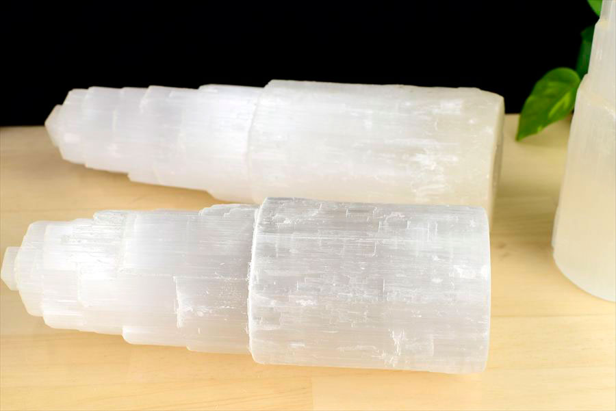 セレナイト　透石膏　キャッツアイセレナイト　スタンドアップスカイ　タワー　置物　ワンド　selenite stand up sky tower　天然石　パワーストーン