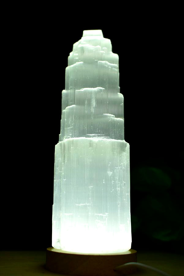 セレナイト　透石膏　キャッツアイセレナイト　スタンドアップスカイ　タワー　置物　ワンド　selenite stand up sky tower　天然石　パワーストーン