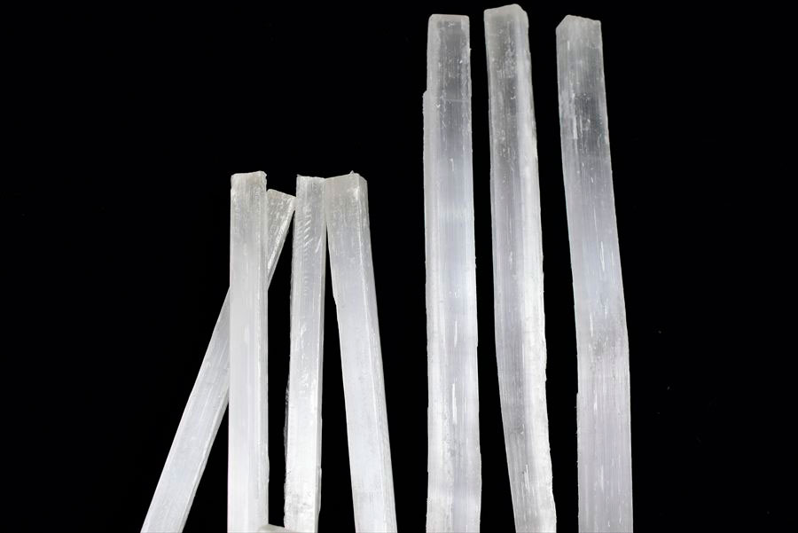 セレナイト　透石膏　キャッツアイセレナイト　棒　スティック　ワンド　原石　selenite stick wand　天然石　パワーストーン
