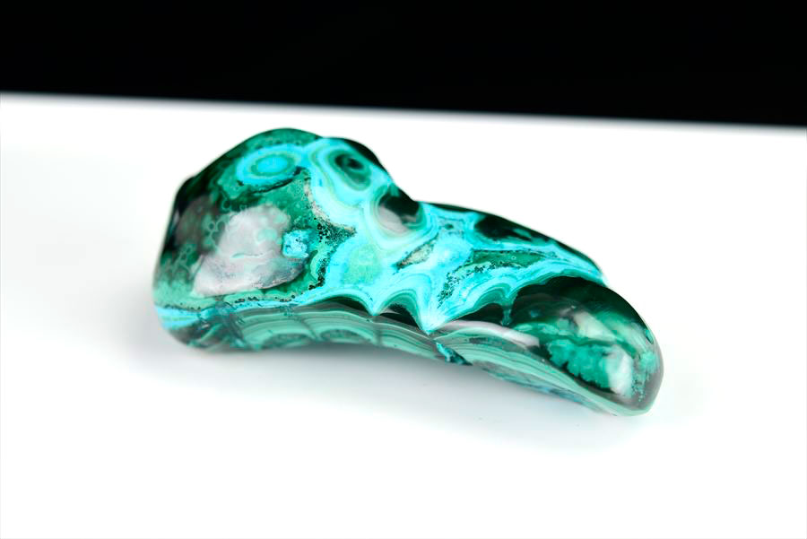 コンゴ産 クリソコラマラカイト 珪孔雀石 Chrysocolla Malachite タンブル 置物 マーブル 磨き 天然石 パワーストーン
