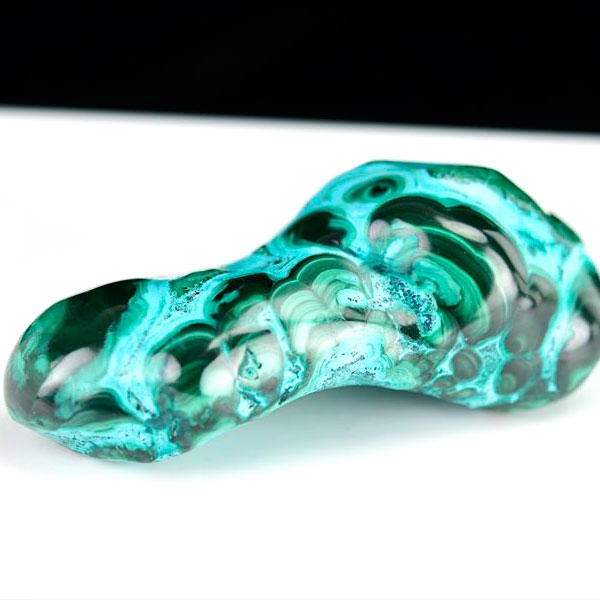 コンゴ産 クリソコラマラカイト 珪孔雀石 Chrysocolla Malachite タンブル 置物 マーブル 磨き 天然石 パワーストーン