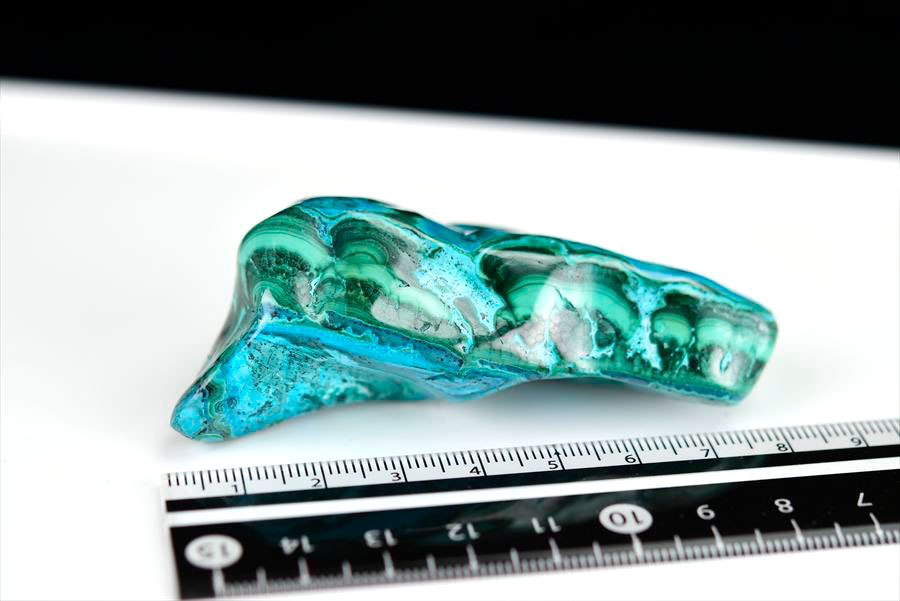 コンゴ産 クリソコラマラカイト 珪孔雀石 Chrysocolla Malachite タンブル 置物 マーブル 磨き 天然石 パワーストーン