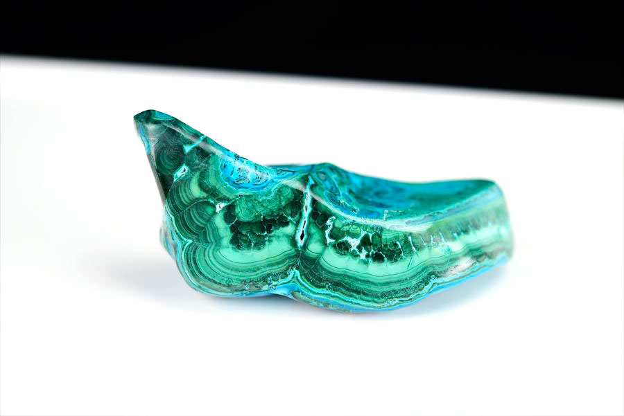 コンゴ産 クリソコラマラカイト 珪孔雀石 Chrysocolla Malachite タンブル 置物 マーブル 磨き 天然石 パワーストーン