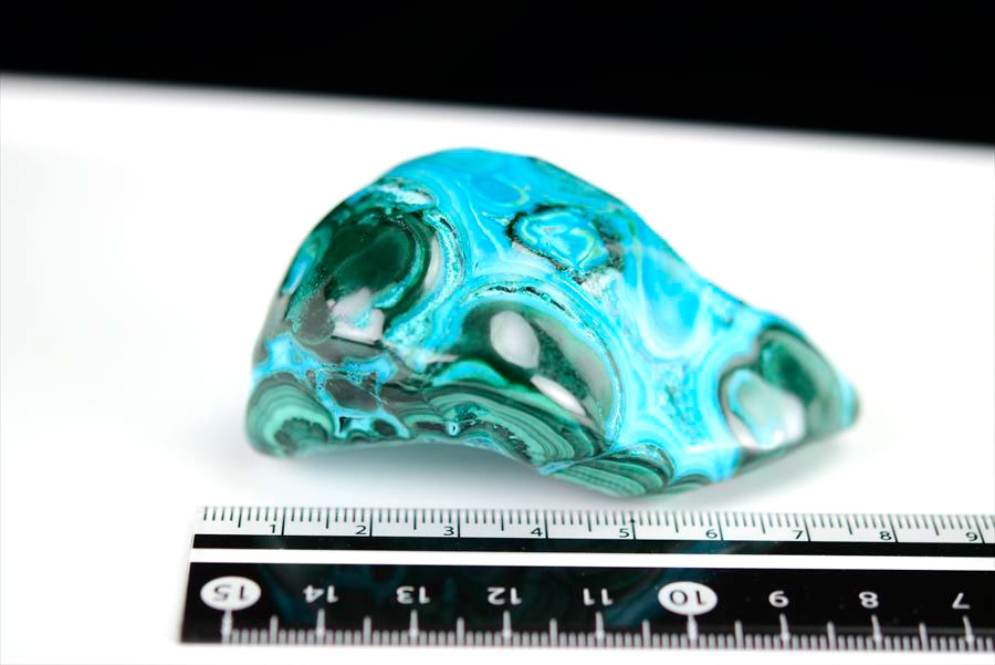 コンゴ産 クリソコラマラカイト 珪孔雀石 Chrysocolla Malachite タンブル 置物 マーブル 磨き 天然石 パワーストーン
