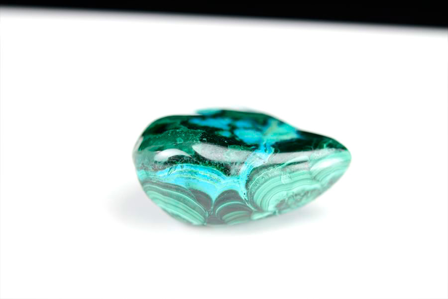 コンゴ産 クリソコラマラカイト 珪孔雀石 Chrysocolla Malachite タンブル 置物 マーブル 磨き 天然石 パワーストーン