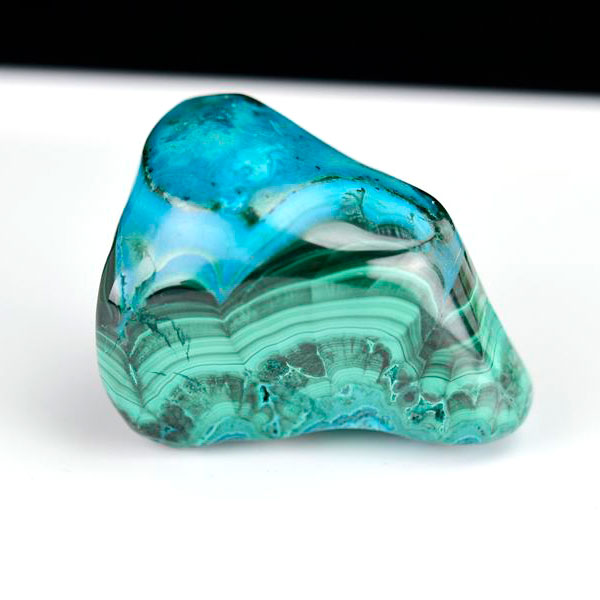 コンゴ産 クリソコラマラカイト 珪孔雀石 Chrysocolla Malachite タンブル 置物 マーブル 磨き 天然石 パワーストーン