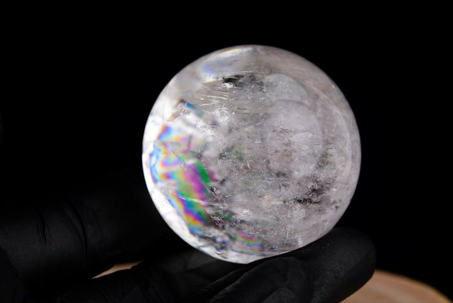 レムリアンシード　レムリアン水晶　レムリアンクリスタル　丸玉　置物　ブラジル　水晶　パワーストーン