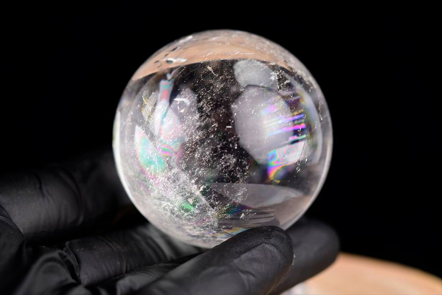 レムリアンシード　レムリアン水晶　レムリアンクリスタル　丸玉　置物　ブラジル　水晶　パワーストーン
