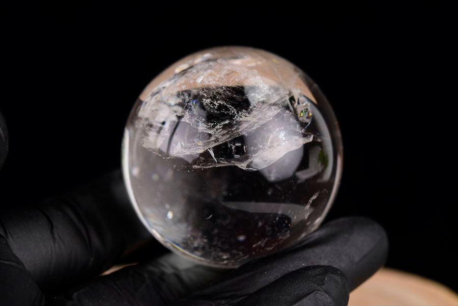 レムリアンシード　レムリアン水晶　レムリアンクリスタル　丸玉　置物　ブラジル　水晶　パワーストーン