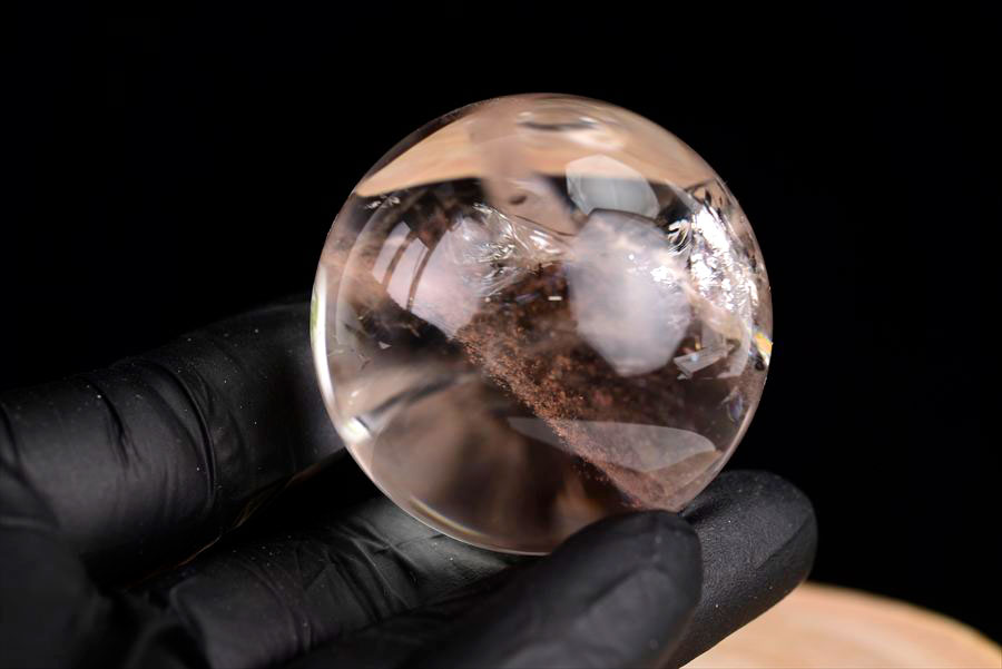 レムリアンシード　レムリアン水晶　レムリアンクリスタル　丸玉　置物　ブラジル　水晶　パワーストーン