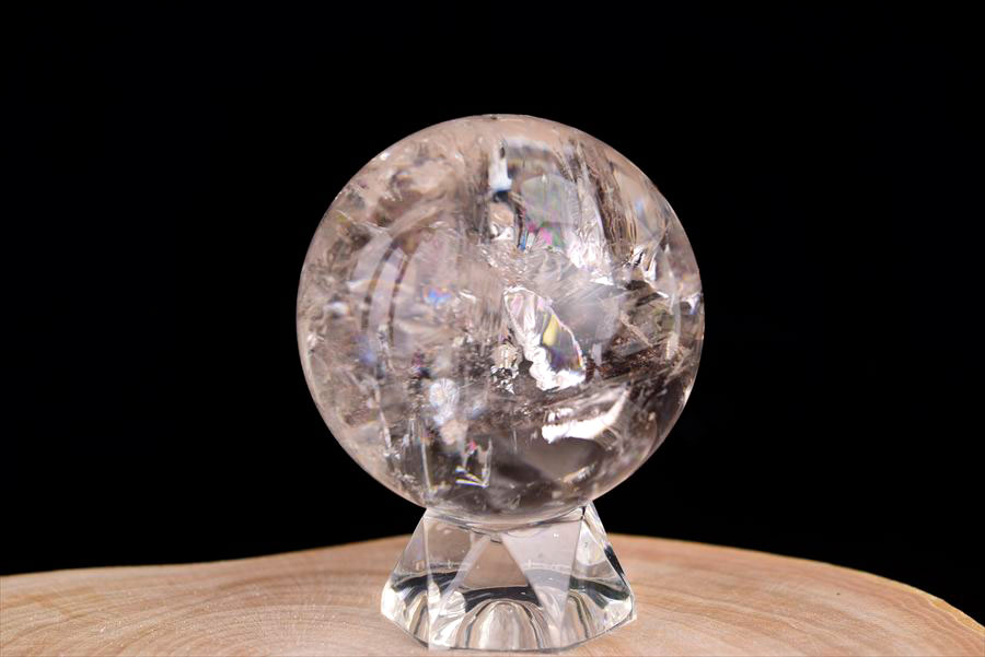 レムリアンシード　レムリアン水晶　レムリアンクリスタル　丸玉　置物　ブラジル　水晶　パワーストーン