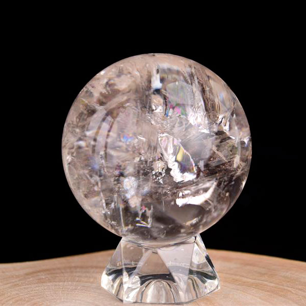 レムリアンシード　レムリアン水晶　レムリアンクリスタル　丸玉　置物　ブラジル　水晶　パワーストーン