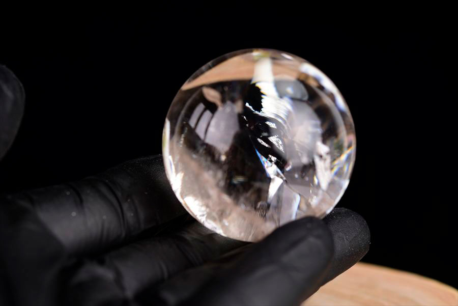 レムリアンシード　レムリアン水晶　レムリアンクリスタル　丸玉　置物　ブラジル　水晶　パワーストーン
