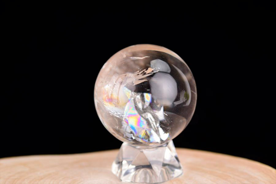 レムリアンシード　レムリアン水晶　レムリアンクリスタル　丸玉　置物　ブラジル　水晶　パワーストーン