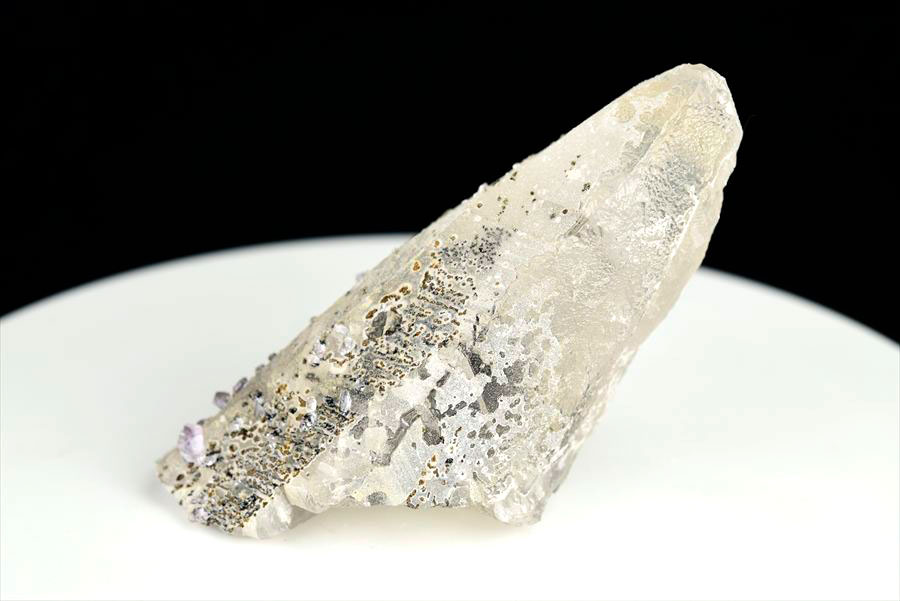 カルサイト 蛍光 アメジスト calcite amethyst ゲーサイト 方解石 紫水晶 蛍光鉱物 ウルグアイ産