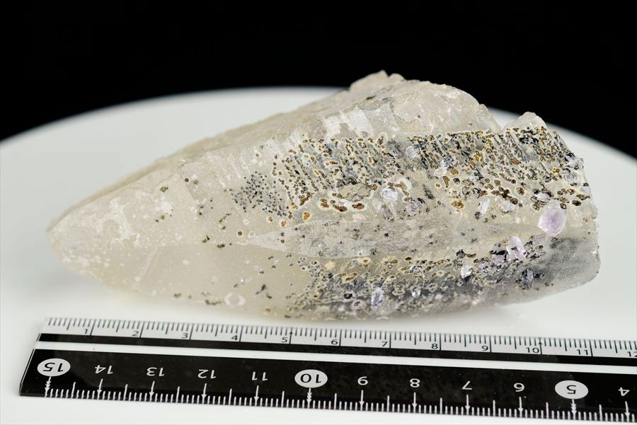 カルサイト 蛍光 アメジスト calcite amethyst ゲーサイト 方解石 紫水晶 蛍光鉱物 ウルグアイ産