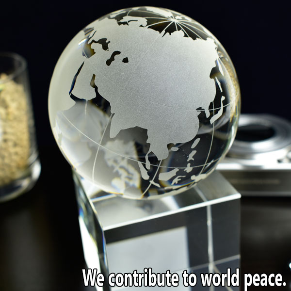 店舗用品でした 幸運を引き寄せる 天然鉱石使用 地球儀 Tesuuryou Muryou 置物 Watanegypt Tv