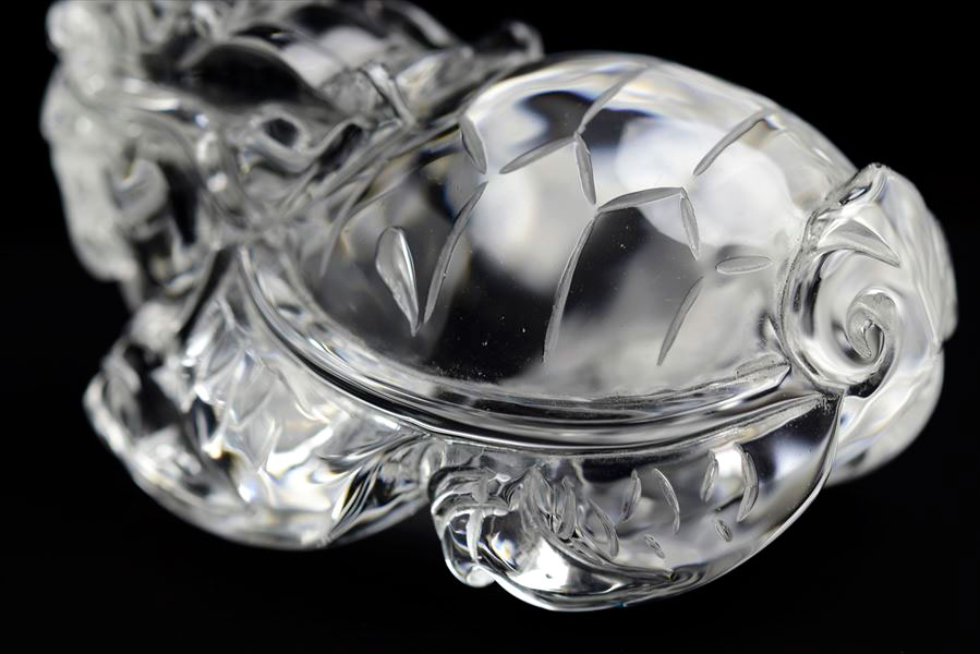 龍亀（ロングイ）天然水晶【約276.7g】 最上級の透明度 正財運を高める 風水置物｜水晶置物