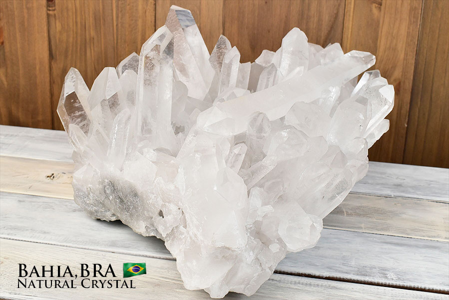 特大 水晶クラスター原石（ブラジル・バイーア）｜アップストーンオンビル