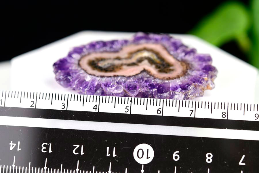 フラワーアメジスト スライス スタラクタイトアメジスト 紫水晶 素材 結晶 原石 天然石 パワーストーン