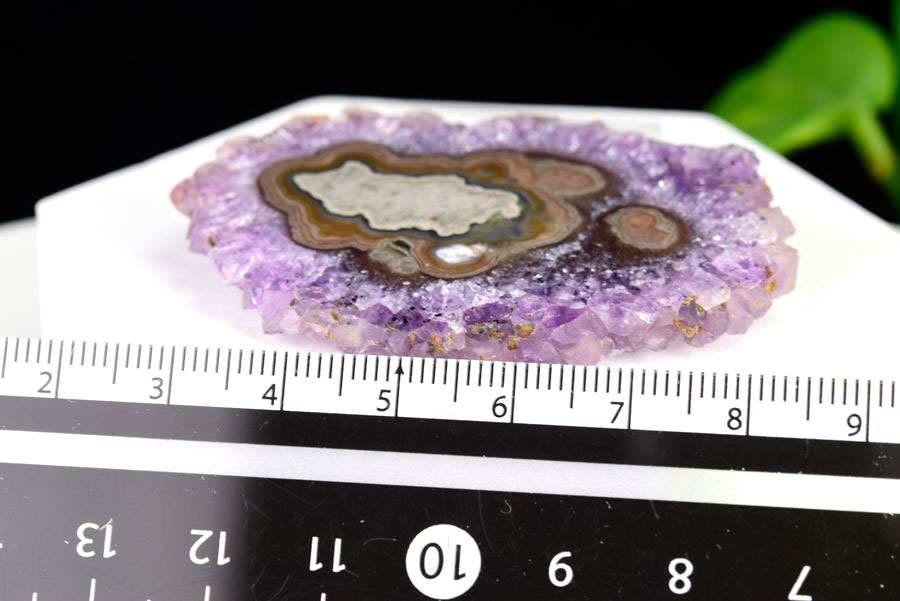 フラワーアメジスト スライス スタラクタイトアメジスト 紫水晶 素材 結晶 原石 天然石 パワーストーン
