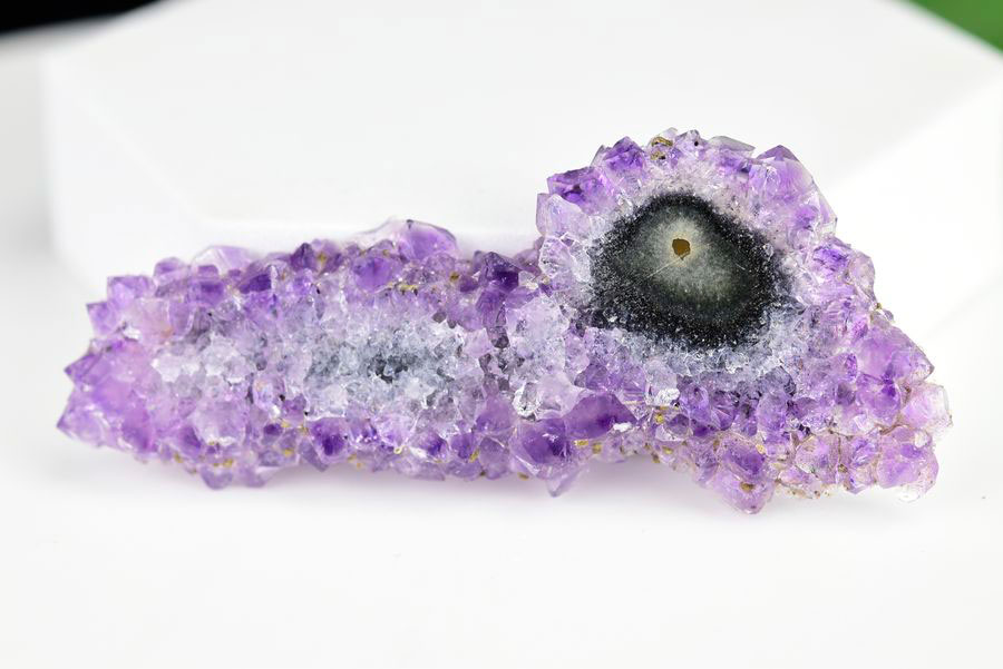 フラワーアメジスト スライス スタラクタイトアメジスト 紫水晶 素材 結晶 原石 天然石 パワーストーン