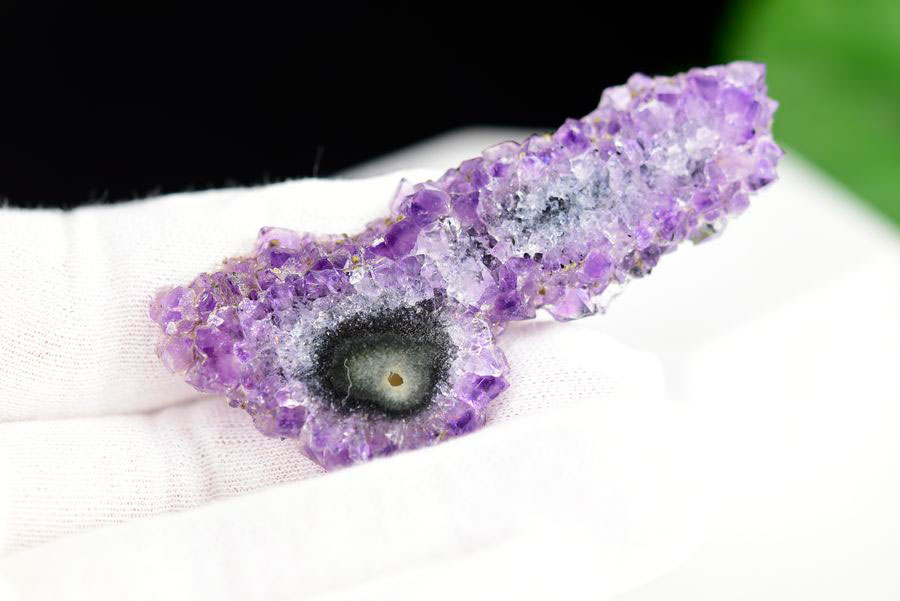 フラワーアメジスト スライス スタラクタイトアメジスト 紫水晶 素材 結晶 原石 天然石 パワーストーン