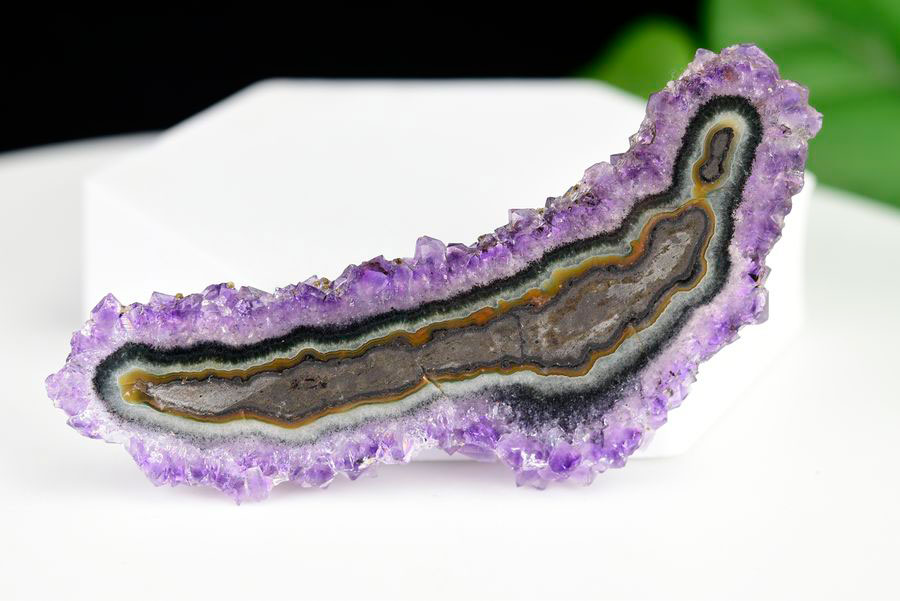 フラワーアメジスト スライス スタラクタイトアメジスト 紫水晶 素材 結晶 原石 天然石 パワーストーン