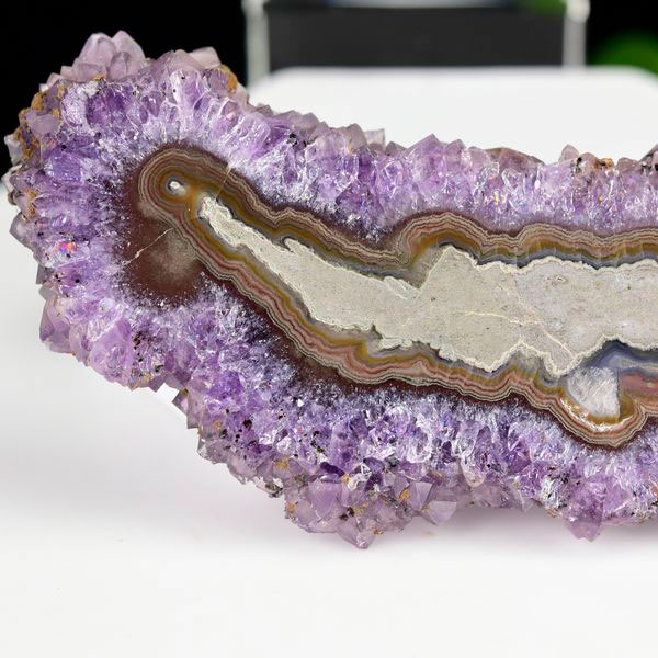 フラワーアメジスト スライス スタラクタイトアメジスト 紫水晶 素材 結晶 原石 天然石 パワーストーン