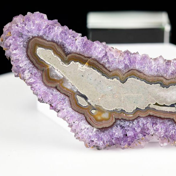 フラワーアメジスト スライス スタラクタイトアメジスト 紫水晶 素材 結晶 原石 天然石 パワーストーン
