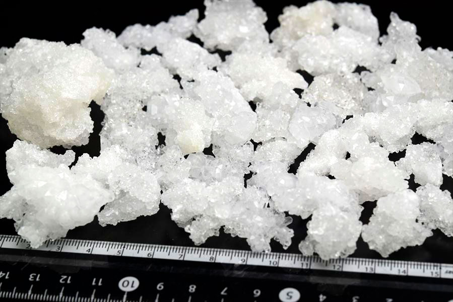 ジオードの中身 水晶 モロッコ産 グリッタークリスタル ミニクラスター ドゥルージー ジオードクラスター ダブルターミネイテッド DT ダブルポイント 結晶 詰め合わせ 天然石 パワーストーン