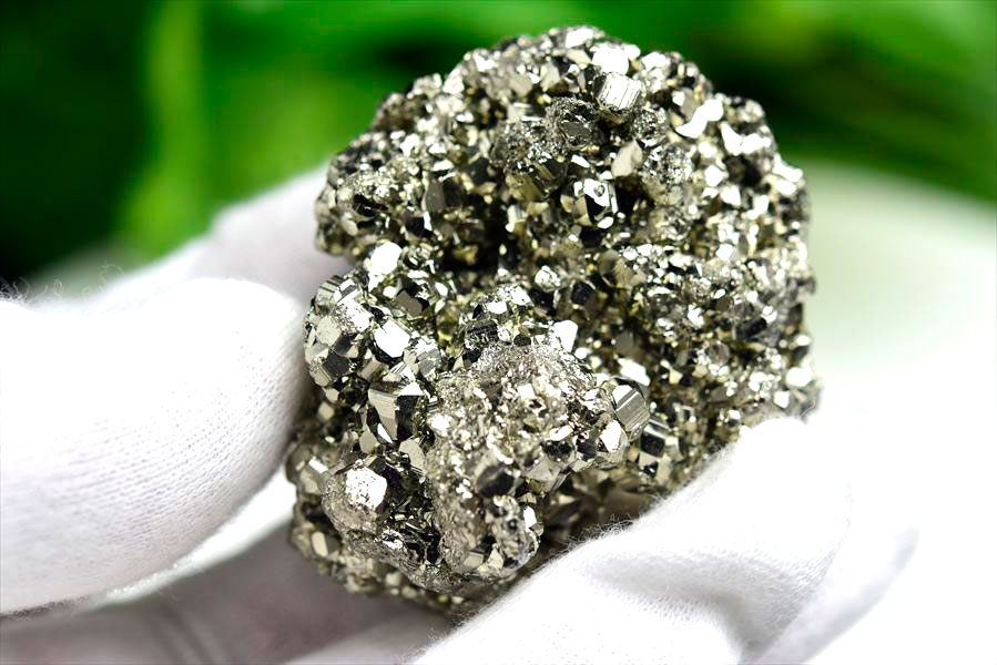 ペルー産　ワンサラ　パイライト　原石　クラスター　黄鉄鉱　Huanzala Huallanca Pyrite　天然石　パワーストーン