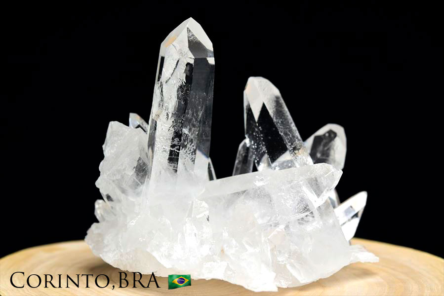 Corinto crystal / ミナスジェライス州コリント産水晶L - 30：複数コンパニオン        
