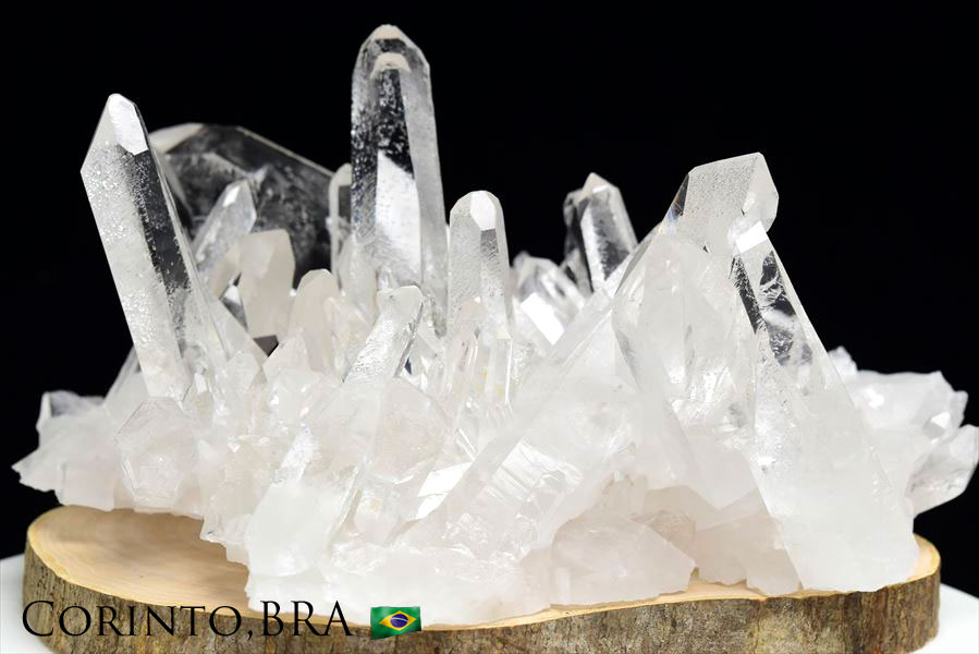 水晶クラスター　コリント　トマスゴンサガ　ゼッカデソウザ　天然水晶　透明　原石　結晶　クラスター　浄化　置物　天然石　パワーストーン