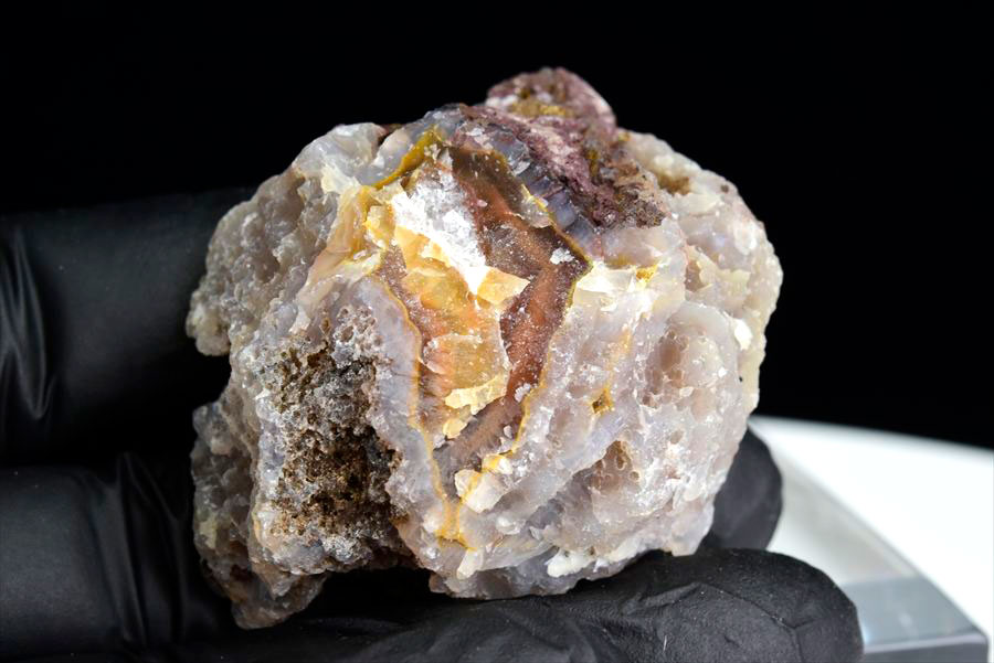 メキシコ産　ラグナアゲート　Laguna Agate　瑪瑙　メノウ　原石　ノジュール　鉱物　天然石　パワーストーン