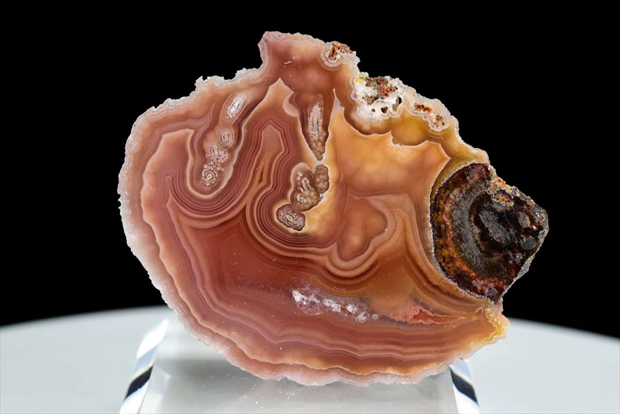 メキシコ産　ラグナアゲート　Laguna Agate　瑪瑙　メノウ　原石　ノジュール　鉱物　天然石　パワーストーン