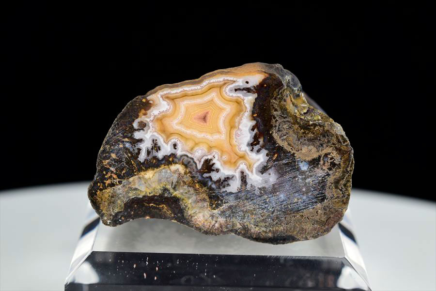 メキシコ産　ラグナアゲート　Laguna Agate　瑪瑙　メノウ　原石　ノジュール　鉱物　天然石　パワーストーン