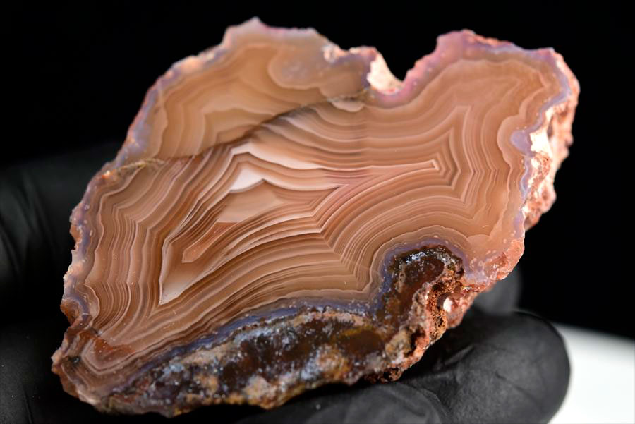 メキシコ産　ラグナアゲート　Laguna Agate　瑪瑙　メノウ　原石　ノジュール　鉱物　天然石　パワーストーン