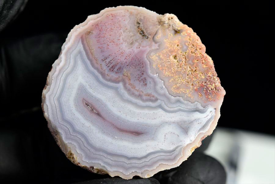 メキシコ産　ラグナアゲート　Laguna Agate　瑪瑙　メノウ　原石　ノジュール　鉱物　天然石　パワーストーン