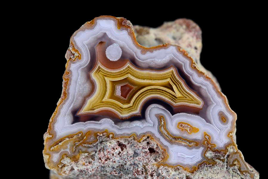 メキシコ産　ラグナアゲート　Laguna Agate　瑪瑙　メノウ　原石　ノジュール　鉱物　天然石　パワーストーン