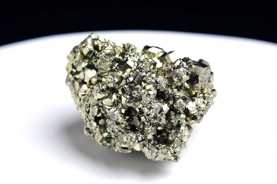 ペルー産　ワンサラ　パイライト　原石　クラスター　黄鉄鉱　Huanzala Huallanca Pyrite　天然石　パワーストーン