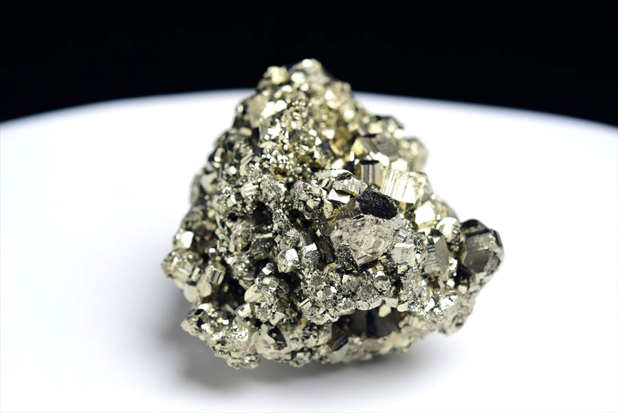 ペルー産　ワンサラ　パイライト　原石　クラスター　黄鉄鉱　Huanzala Huallanca Pyrite　天然石　パワーストーン