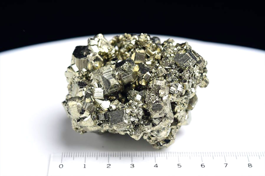 ペルー産　ワンサラ　パイライト　原石　クラスター　黄鉄鉱　Huanzala Huallanca Pyrite　天然石　パワーストーン