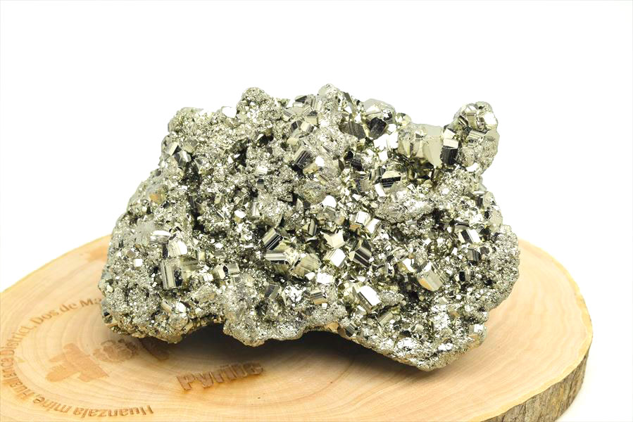 ペルー産　ワンサラ　パイライト　原石　クラスター　黄鉄鉱　Huanzala Huallanca Pyrite　天然石　パワーストーン