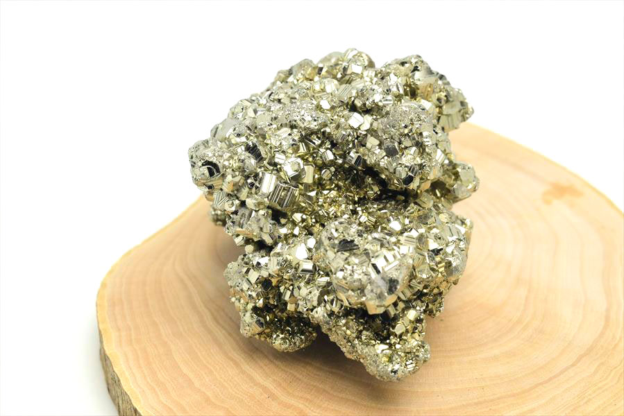 ペルー産　ワンサラ　パイライト　原石　クラスター　黄鉄鉱　Huanzala Huallanca Pyrite　天然石　パワーストーン