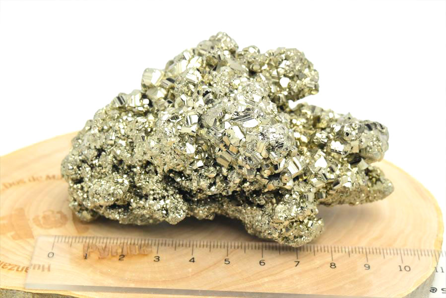 ペルー産　ワンサラ　パイライト　原石　クラスター　黄鉄鉱　Huanzala Huallanca Pyrite　天然石　パワーストーン