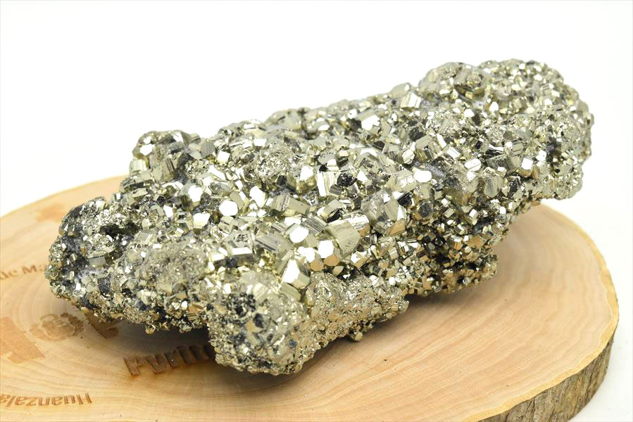 ペルー産　ワンサラ　パイライト　原石　クラスター　黄鉄鉱　Huanzala Huallanca Pyrite　天然石　パワーストーン